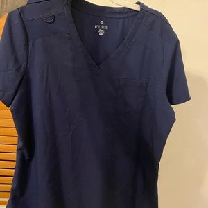 MedCouture XL navy Scrub top